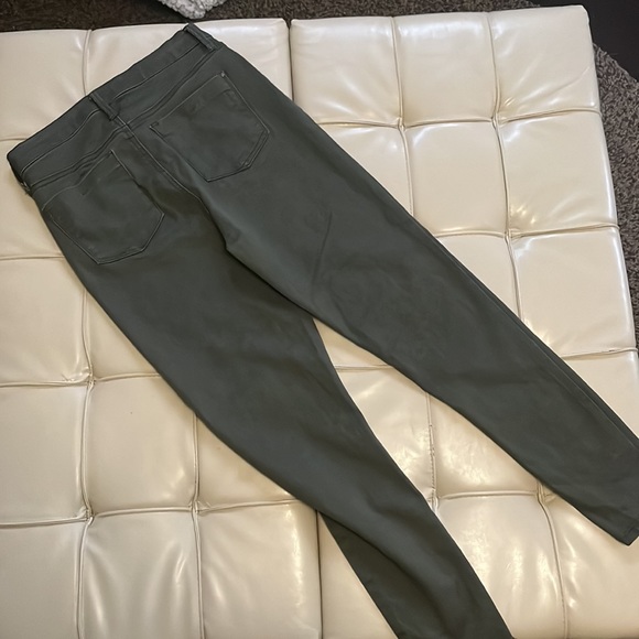 Olive Green Celebrity Pink High Rise Skinny Pants - Picture 5 of 5